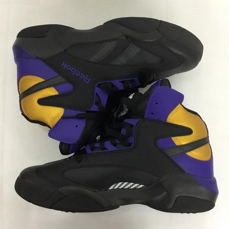 リーボック Reebok スニーカー スニーカー GY7127 SHAQ ATTAQ シャックアタック 27.5cm 箱有 27.5cm ロゴ、文字 黒 / ブラック / X 紫 / パープル / X 金 / ゴールド / メンズ USED 古着 中古 10130764