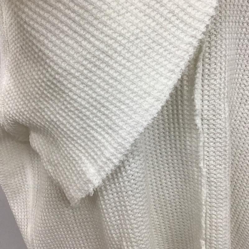 レイビームス Ray BEAMS Tシャツ 半袖 半袖カットソー ワッフルカットソー クルーネックカットソー 無地 白 / ホワイト / レディース USED 古着 中古 10115918