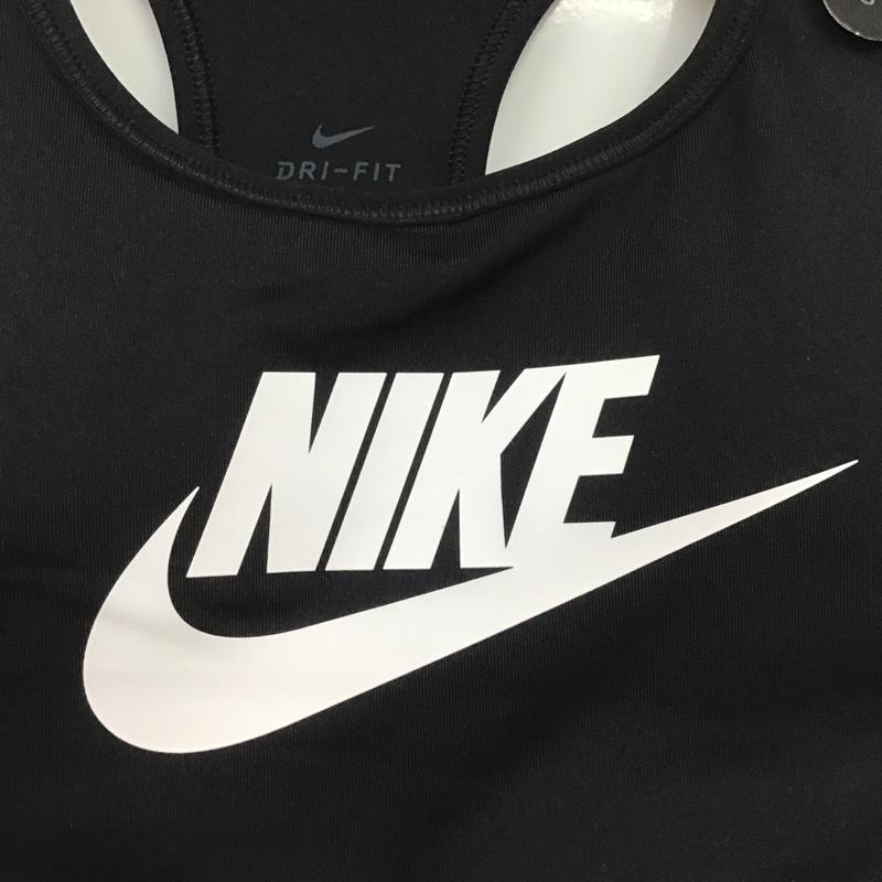ナイキ NIKE トップス トップス 899371-010 スポーツブラ WS ナイキプロ フューチュラ クラシックブラ タグ付き S ロゴ、文字 黒 / ブラック / レディース USED 古着 中古 10135554