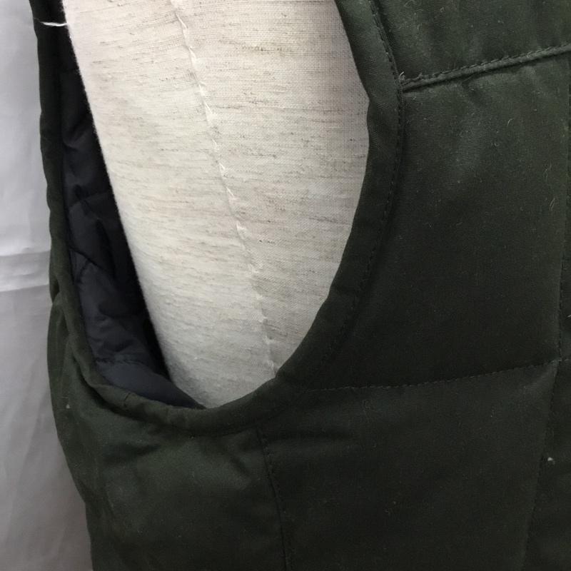 エルエルビーン L.L.Bean ベスト ベスト DBM2 ダウンベスト S ロゴ、文字 緑 / グリーン / X ダークブラウン / ダークブラウン / メンズ USED 古着 中古 10111395