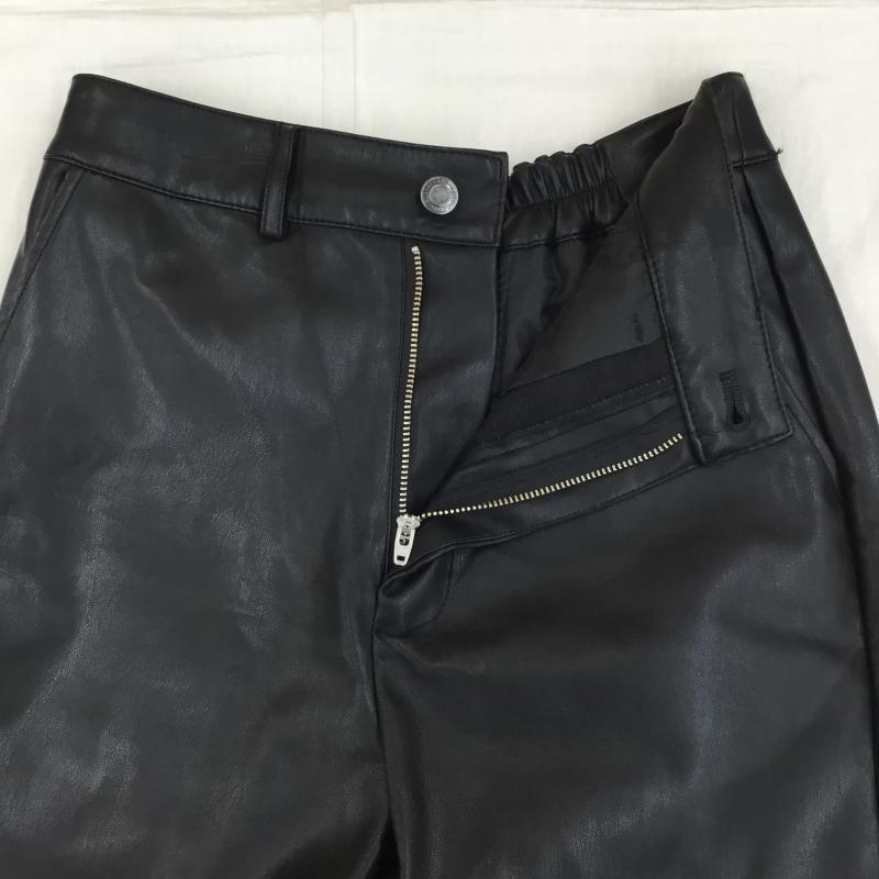 ジーナシス JEANASIS パンツ ショートパンツ レザーショートパンツ FREE 無地 黒 / ブラック / レディース USED 古着 中古 10138072