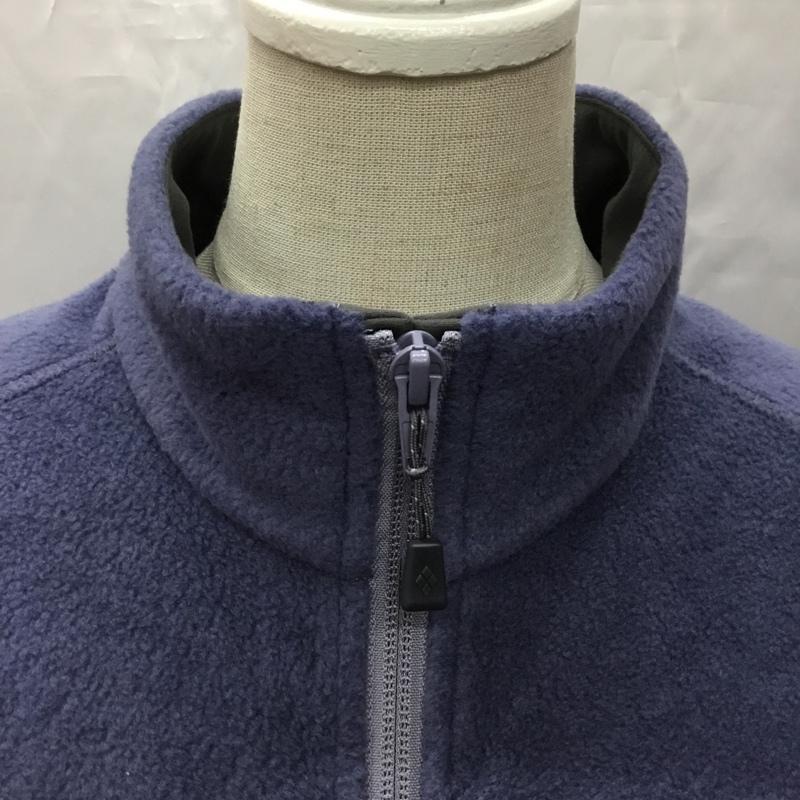 モンベル mont-bell ジャケット、上着 ジャケット、ブレザー 1106592 クリマプラス100ジャケット フリース L ロゴ、文字 紺 / ネイビー / レディース USED 古着 中古 10107331