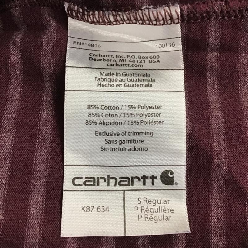 カーハート Carhartt Tシャツ 半袖 半袖カットソー プリントTシャツ クルーネックカットソー S ロゴ、文字 マルチカラー / マルチカラー / メンズ USED 古着 中古 10115322