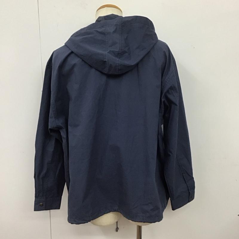 ゲス Guess ジャケット、上着 ジャケット、ブレザー 90s アノラック パーカージャケット ジップアップネック L ロゴ、文字 紺 / ネイビー /  メンズ USED 古着 中古 10125032