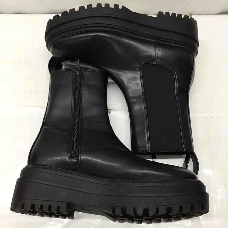 アズールバイマウジー AZUL BY MOUSSY ブーツ 一般 サイドゴアブーツ サイドファスナー S 無地 黒 / ブラック / レディース USED 古着 中古 10119348