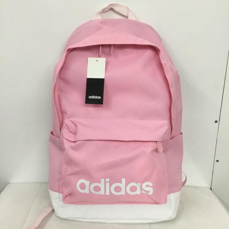 アディダス adidas リュックサック、デイパック リュックサック、デイバッグ DT8641 リニアロゴバックパック タグ付き ロゴ、文字 桃 / ピンク / レディース USED 古着 中古 10132767