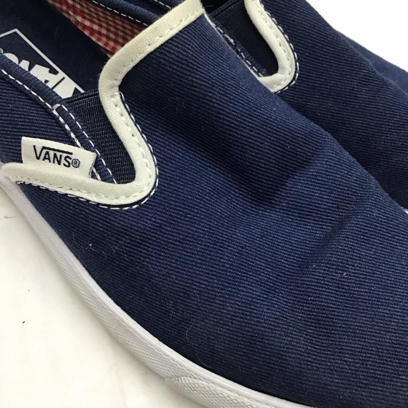 バンズ VANS スリッポン スリッポン V458GG スニーカー 22.5cm 22.5cm ワンポイント 紺 / ネイビー / レディース USED 古着 中古 10115652