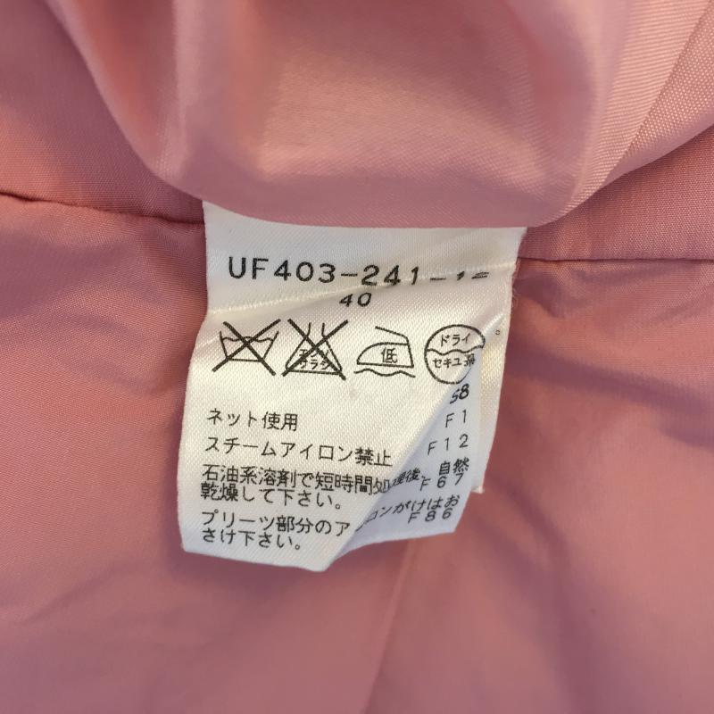 トゥー ビー シック TO BE CHIC スカート ひざ丈スカート 40 無地 桃 / ピンク / レディース USED 古着 中古 10008757