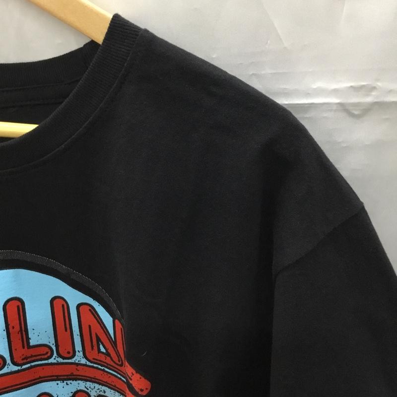 古着 USED Tシャツ 半袖 半袖カットソー プリントTシャツ クルーネックカットソー バンドTシャツ L プリント 黒 / ブラック / メンズ USED 古着 中古 10108341