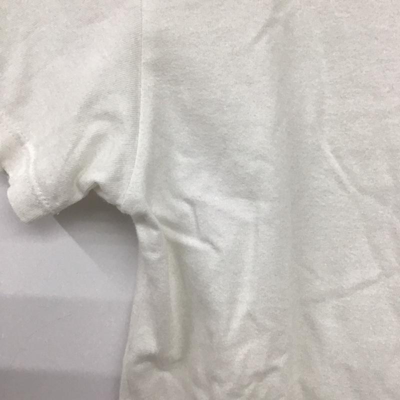 アニエス・ベー agnes b. Tシャツ 半袖 半袖カットソー プリントTシャツ クルーネックカットソー M ロゴ、文字 白 / ホワイト / レディース USED 古着 中古 10135107