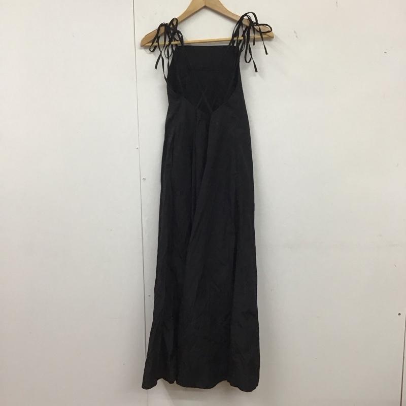 マウジー MOUSSY ワンピース ロングスカート 010GSS30-1890 OPENBACKFLAREドレス ロングワンピース キャミワンピ 1 無地 黒 / ブラック / レディース USED 古着 中古 10135997