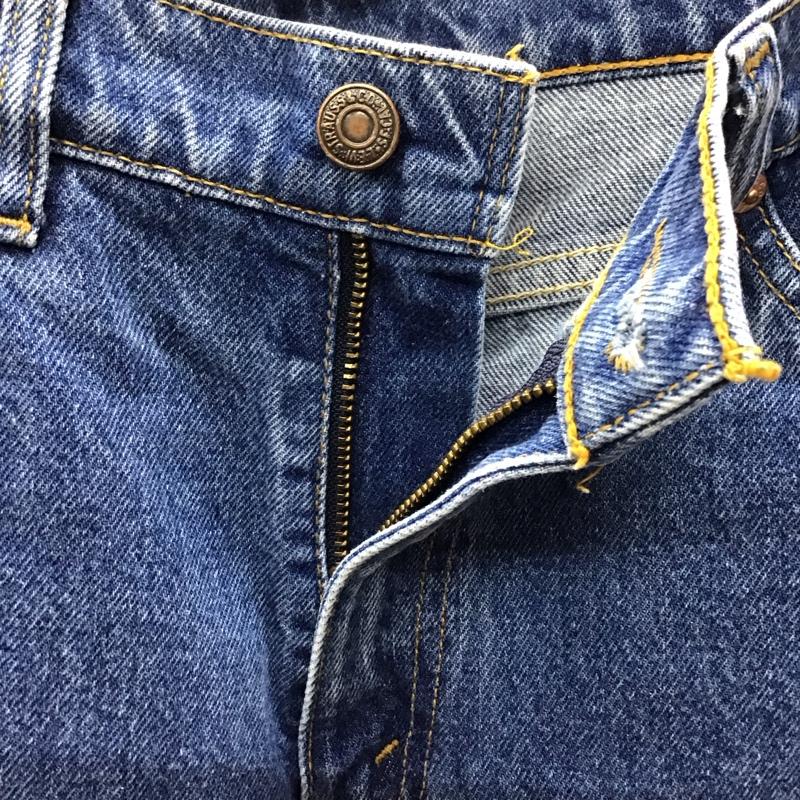 リーバイストラウスアンドコー Levi Strauss & co. パンツ デニム、ジーンズ デニムパンツ ストレートパンツ ワイドパンツ カジュアルパンツ 30インチ 無地 インディゴ / インディゴ /  メンズ USED 古着 中古 10122699