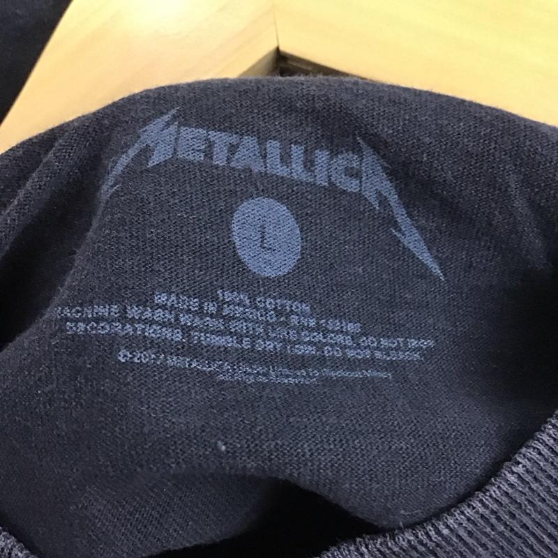 古着 USED Tシャツ 半袖 半袖カットソー プリントTシャツ クルーネックカットソー L プリント 黒 / ブラック / メンズ USED 古着 中古 10143700