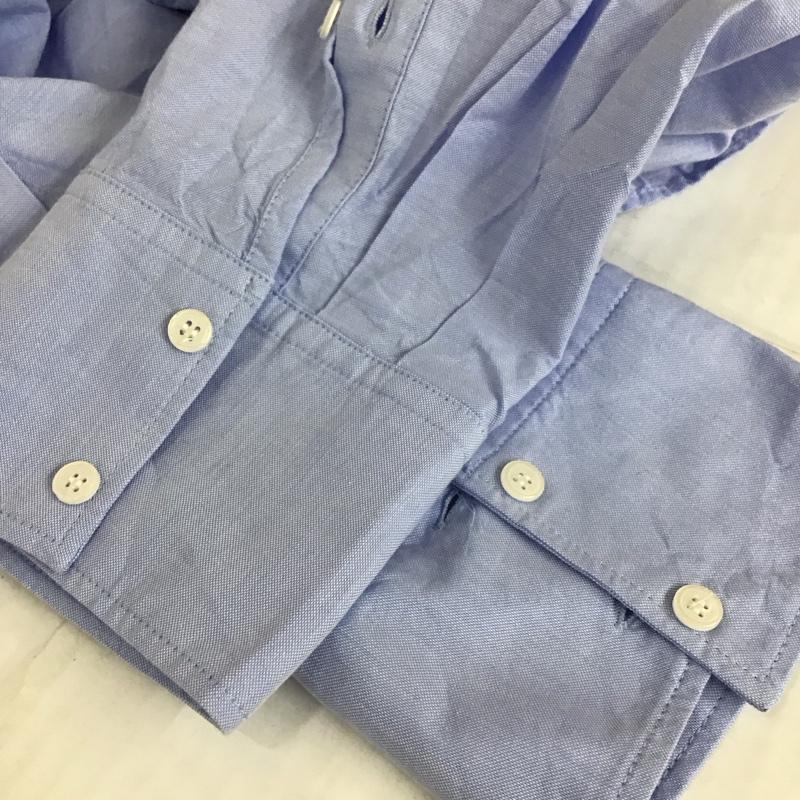 ザラ ZARA シャツ、ブラウス 長袖 2186 269 403 ショート丈 M 無地 水色 / ライトブルー / レディース USED 古着 中古 10113479
