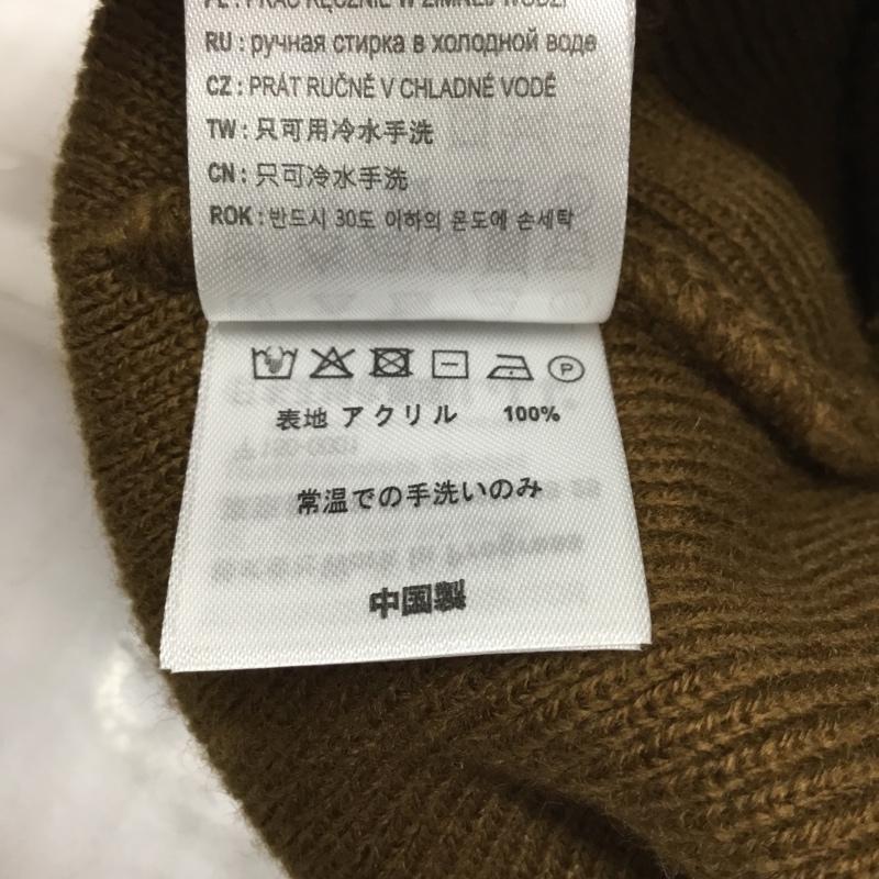 カーハート Carhartt 帽子 ニット帽 I020222 ACRYLIC WATCH HAT ロゴ、文字 キャメル / キャメル / メンズ USED 古着 中古 10115593