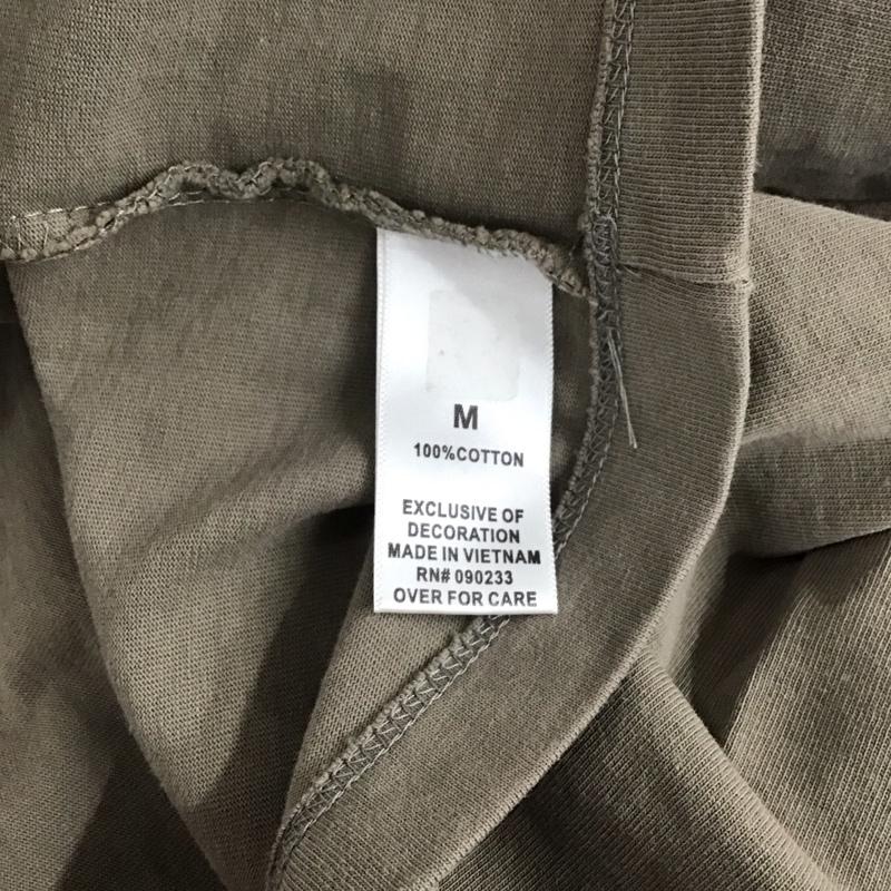 エッセンシャルズ ESSENTIALS Tシャツ 半袖 半袖カットソー プリントTシャツ クルーネックカットソー M ロゴ、文字 灰 / グレー / メンズ USED 古着 中古 10123897