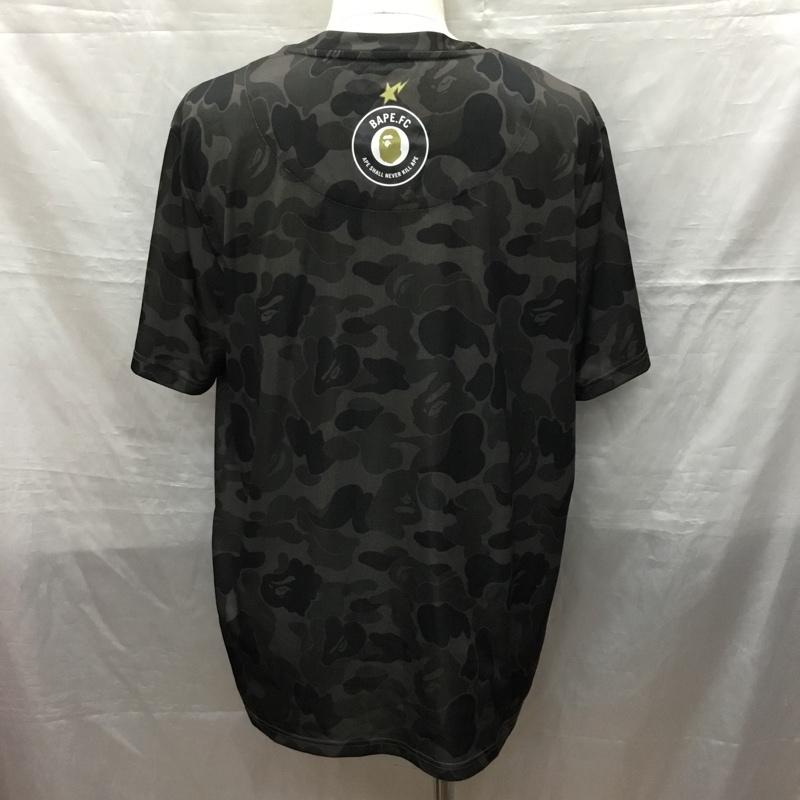 アベイシングエイプ A BATHING APE Tシャツ 半袖 PUMA スポーツウェア カモ柄 迷彩 XL ワンポイント マルチカラー / マルチカラー / メンズ USED 古着 中古 10121241