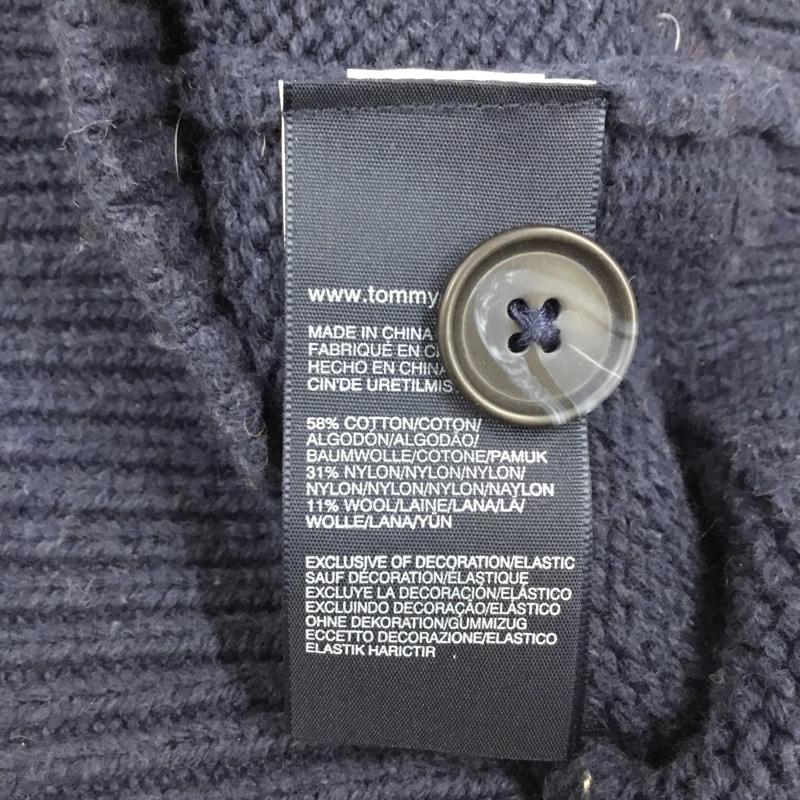 トミーヒルフィガー TOMMY HILFIGER カーディガン 長袖 長袖カーディガン 長袖カットソー ニット リブニット 前ボタン S 総柄 マルチカラー / マルチカラー / メンズ USED 古着 中古 10113538