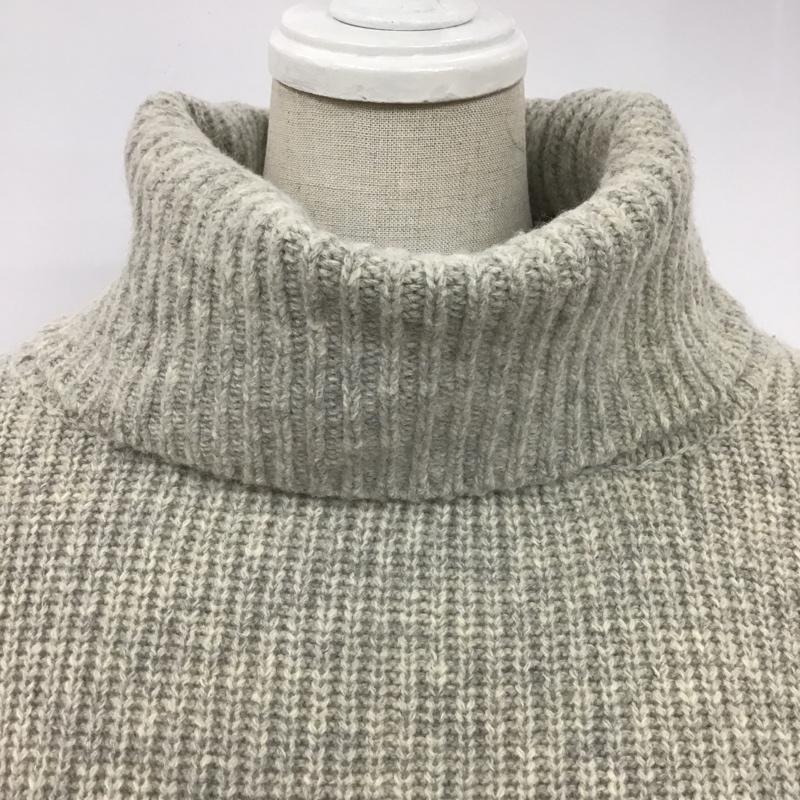 ブランバスク blanc basque ニット、セーター 長袖 BB54-727 ウールナイロンタートルニットチュニック 38 無地 オフホワイト / オフホワイト / レディース USED 古着 中古 10105707