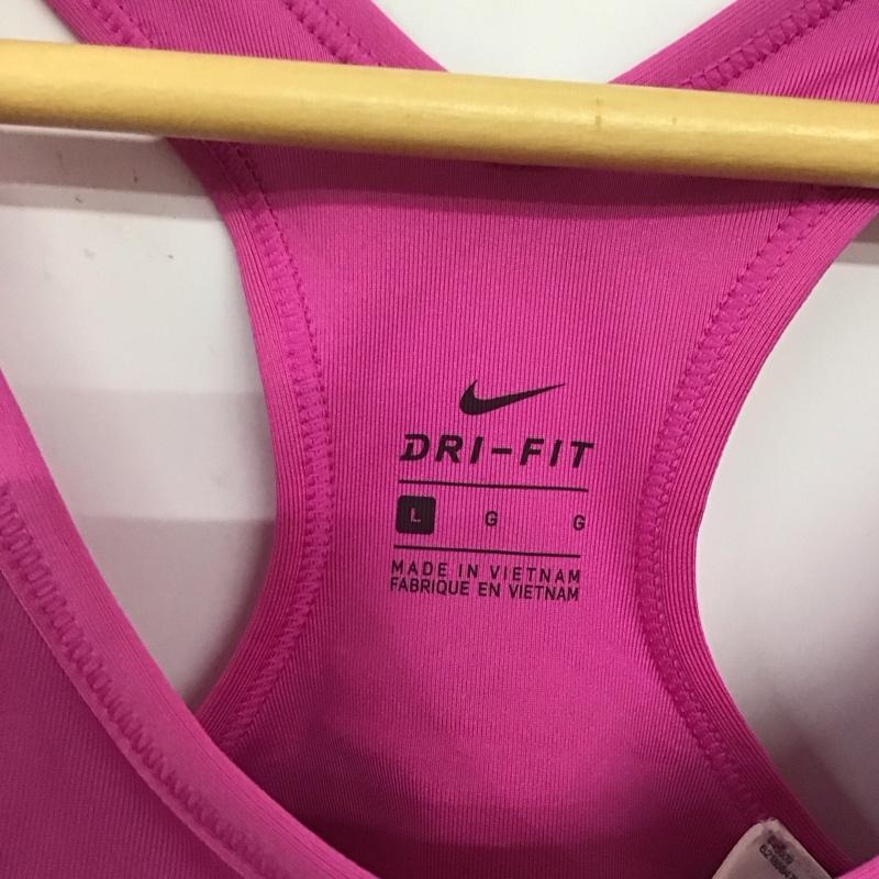 ナイキ NIKE トップス トップス 823313-623 ナイキプロ アップデーテッドブラ スポーツブラ タグ付き L ロゴ、文字 マゼンタ / マゼンタ / X 黒 / ブラック / レディース USED 古着 中古 10135557