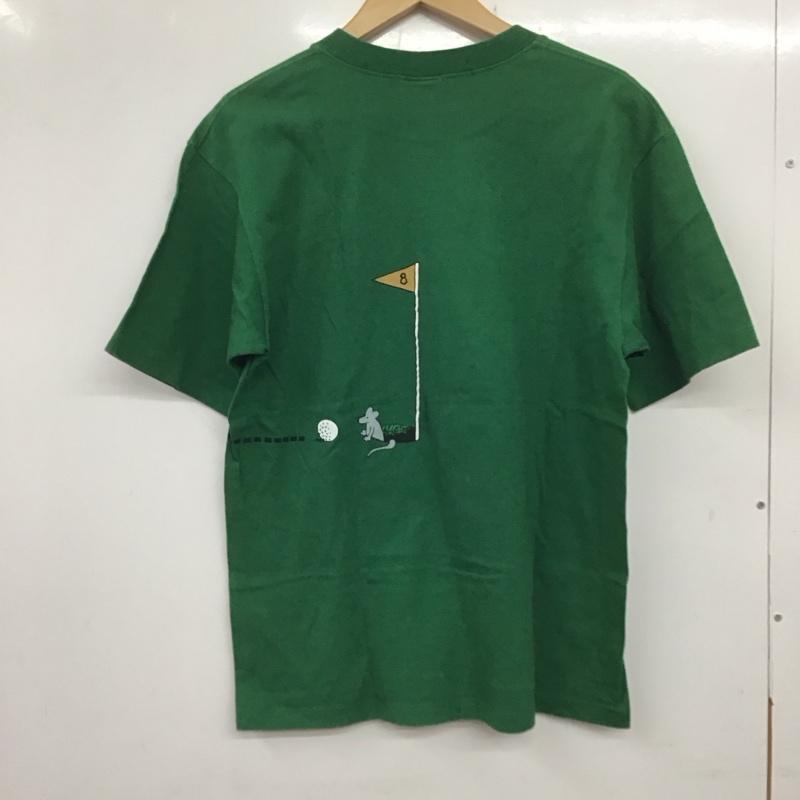 クレイジーシャツ crazy shirts Tシャツ 半袖 半袖カットソー プリントTシャツ クルーネックカットソー M プリント 緑 / グリーン / メンズ USED 古着 中古 10136679