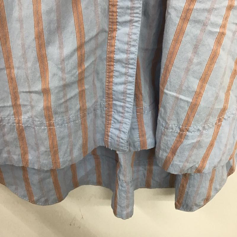 ザラ ZARA シャツ、ブラウス 半袖 S ストライプ マルチカラー / マルチカラー / レディース USED 古着 中古 10139394