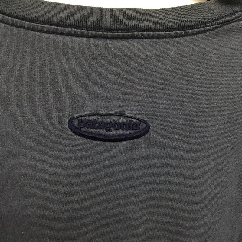 パタゴニア patagonia カーディガン 長袖 長袖カットソー プリントカットソー クルーネック M 無地 紺 / ネイビー / メンズ USED 古着 中古 10130120