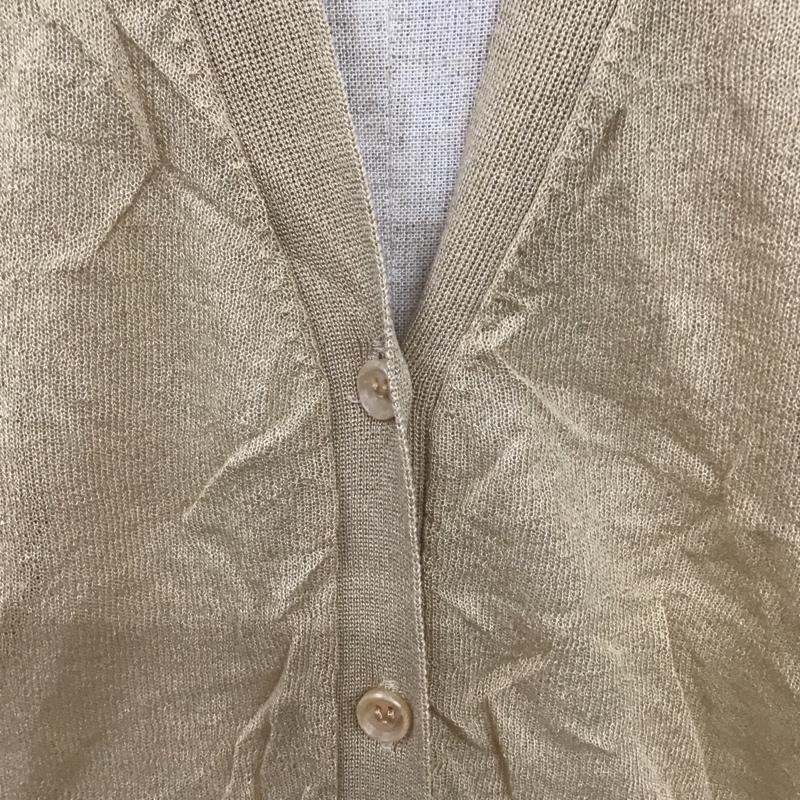 ローリーズファーム LOWRYS FARM カーディガン 長袖 FREE 無地 ベージュ / ベージュ / レディース USED 古着 中古 10105878