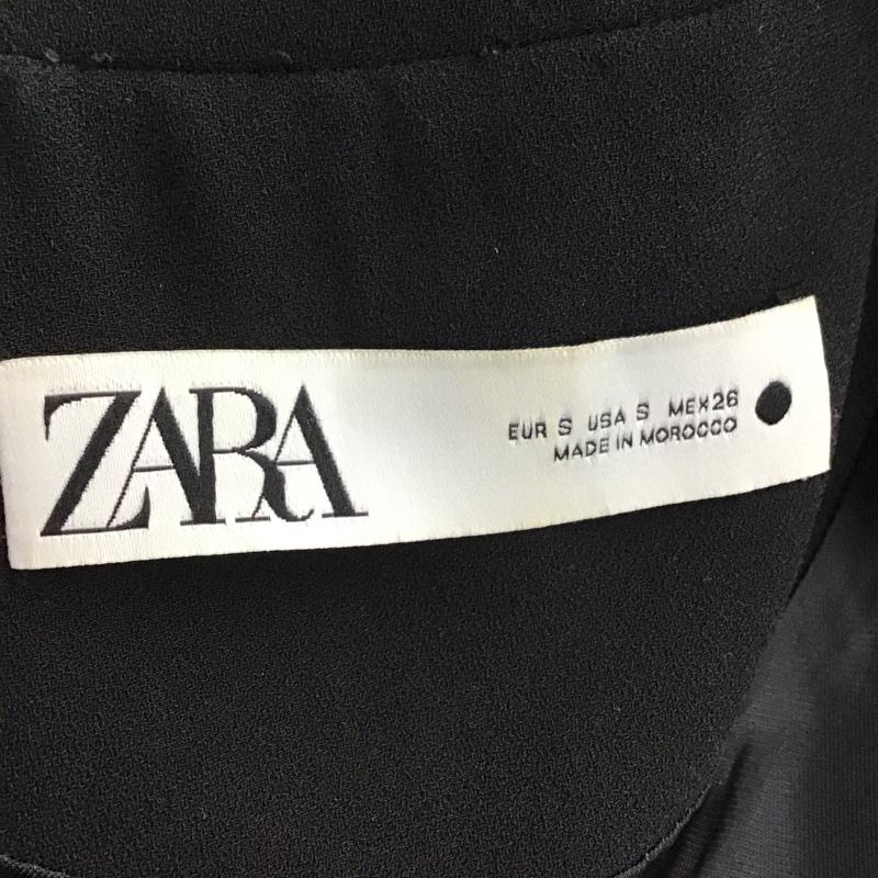 ザラ ZARA ベスト ベスト 3475 878 800 ジレ S 無地 黒 / ブラック / レディース USED 古着 中古 10121603