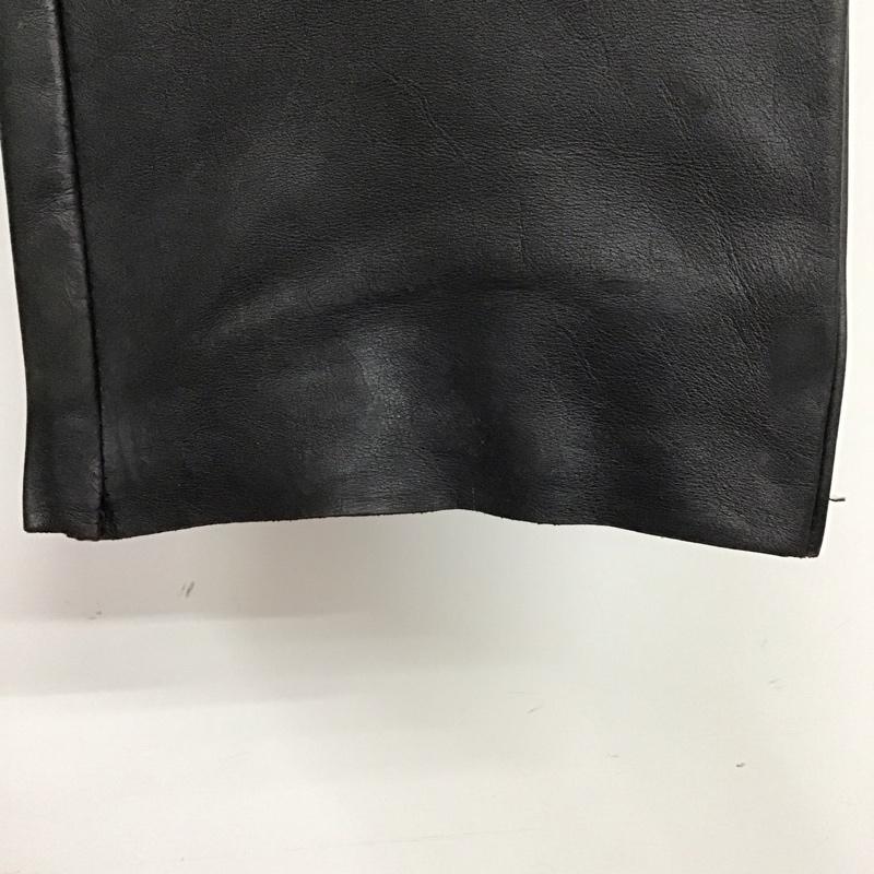 ショット schott パンツ ワークパンツ、ペインターパンツ レザーパンツ カジュアルパンツ ストレートパンツ 80s 32インチ 無地 黒 / ブラック /  メンズ USED 古着 中古 10124812