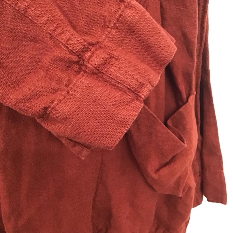 ザラ ZARA ジャケット、上着 ジャケット、ブレザー ノーカラー S 無地 赤 / レッド / レディース USED 古着 中古 10113495