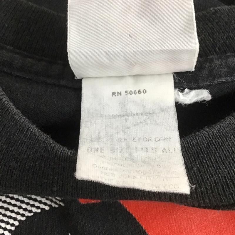 ディズニー Disney Tシャツ 半袖 半袖カットソー プリントTシャツ クルーネックカットソー プリント 黒 / ブラック / メンズ USED 古着 中古 10149110