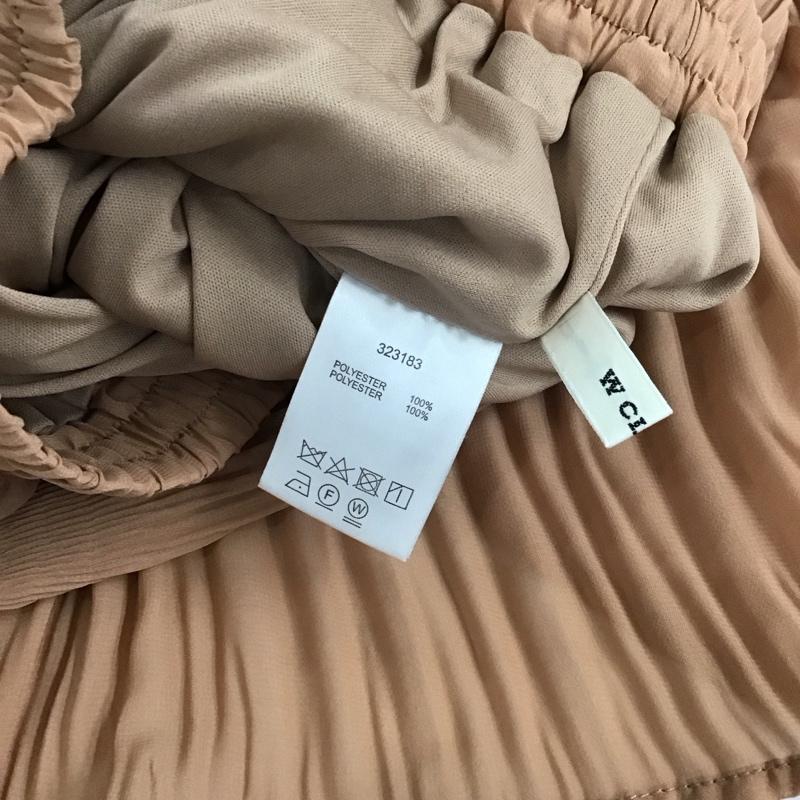 ダブルクローゼット w closet スカート ロングスカート FREE 無地 ベージュ / ベージュ /  レディース USED 古着 中古 10131884