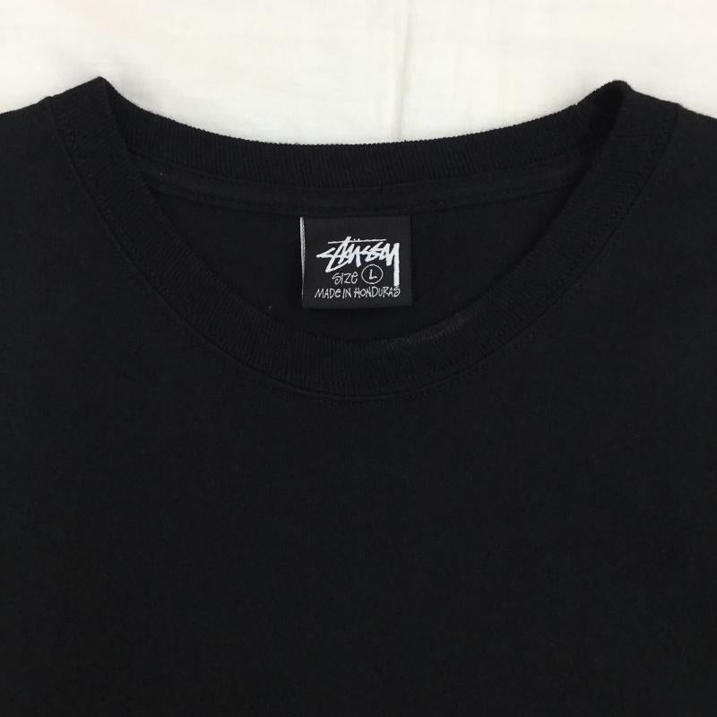 ステューシー STUSSY Tシャツ 半袖 Tuff Stuff Tee L ロゴ、文字 X プリント 黒 / ブラック / メンズ USED 古着 中古 10139087