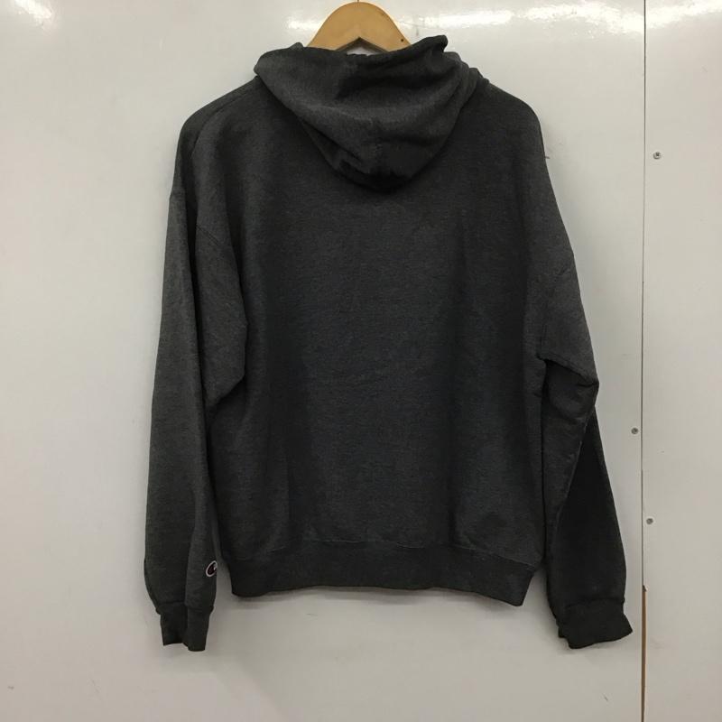 チャンピオン Champion パーカー 長袖 長袖パーカー プルオーバーパーカー スウェット L ロゴ、文字 灰 / グレー / メンズ USED 古着 中古 10139826