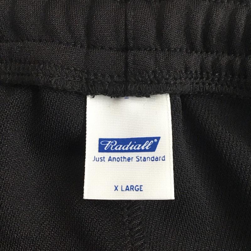 ラディアル RADIALL ボトムス ボトムス RAD-24SS-CUT002 トラックパンツ ジャージ ワイドパンツ カジュアルパンツ XL ロゴ、文字 黒 / ブラック / メンズ USED 古着 中古 10109797