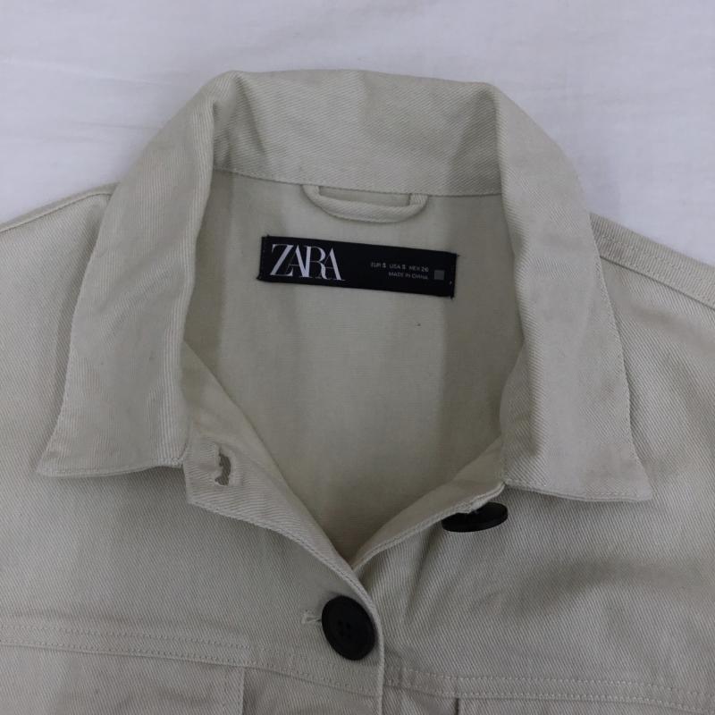 ザラ ZARA ジャケット、上着 ジャケット、ブレザー S 無地 オフホワイト / オフホワイト / レディース USED 古着 中古 10128107