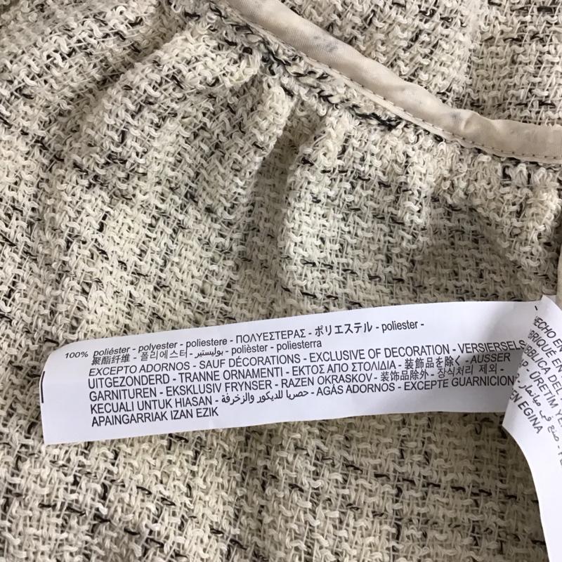 ザラ ZARA ジャケット、上着 ジャケット、ブレザー 長袖ジャケット ノーカラージャケット 前開きジャケット M 総柄 マルチカラー / マルチカラー / レディース USED 古着 中古 10121666