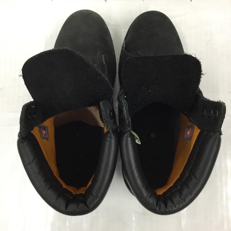 ティンバーランド Timberland ブーツ ショートブーツ 73541 A0598 レースアップ 26cm 箱有 6インチ ダブルカラー 26.0cm ワンポイント 黒 / ブラック / メンズ USED 古着 中古 10105875