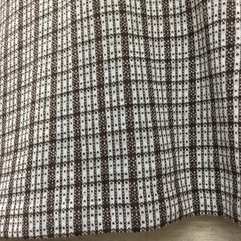 マンシングウェア Munsingwear ポロシャツ 半袖 胸ポケット ペンギン Grand Slam M 茶 / ブラウン / X 白 / ホワイト / メンズ USED 古着 中古 10115542