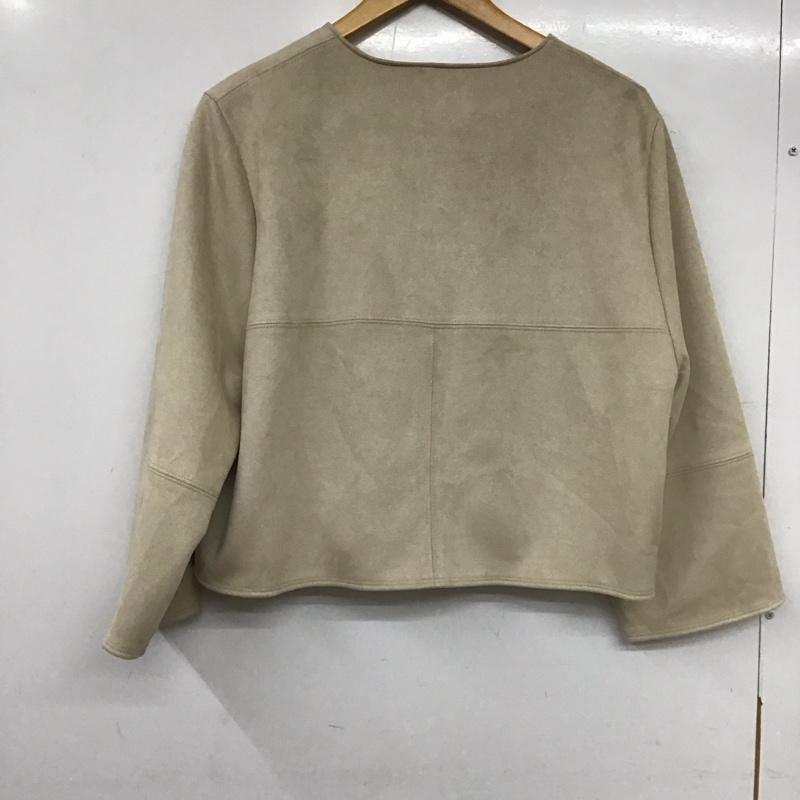 ザラ ZARA ジャケット、上着 ジャケット、ブレザー M 無地 ベージュ / ベージュ / レディース USED 古着 中古 10139384