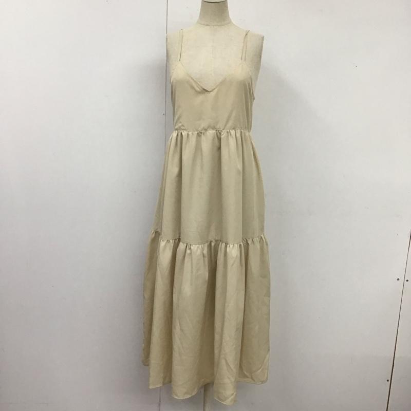 ダブルクローゼット w closet ワンピース ロングスカート FREE 無地 ベージュ / ベージュ / レディース USED 古着 中古 10121267