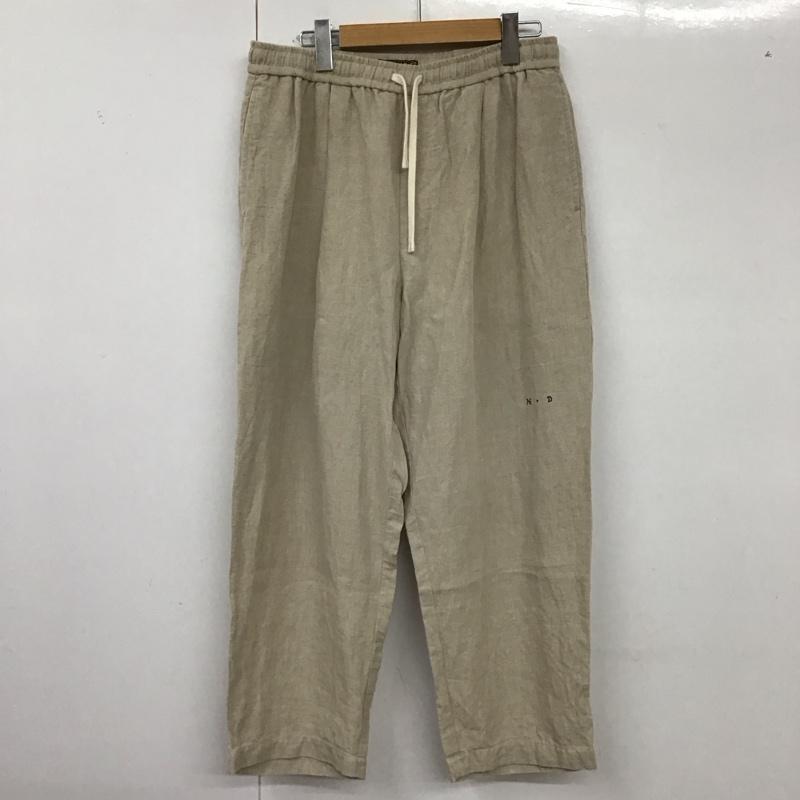 ノースノーネーム NORTH NO NAME パンツ スラックス L 無地 ベージュ / ベージュ /  メンズ USED 古着 中古 10128328
