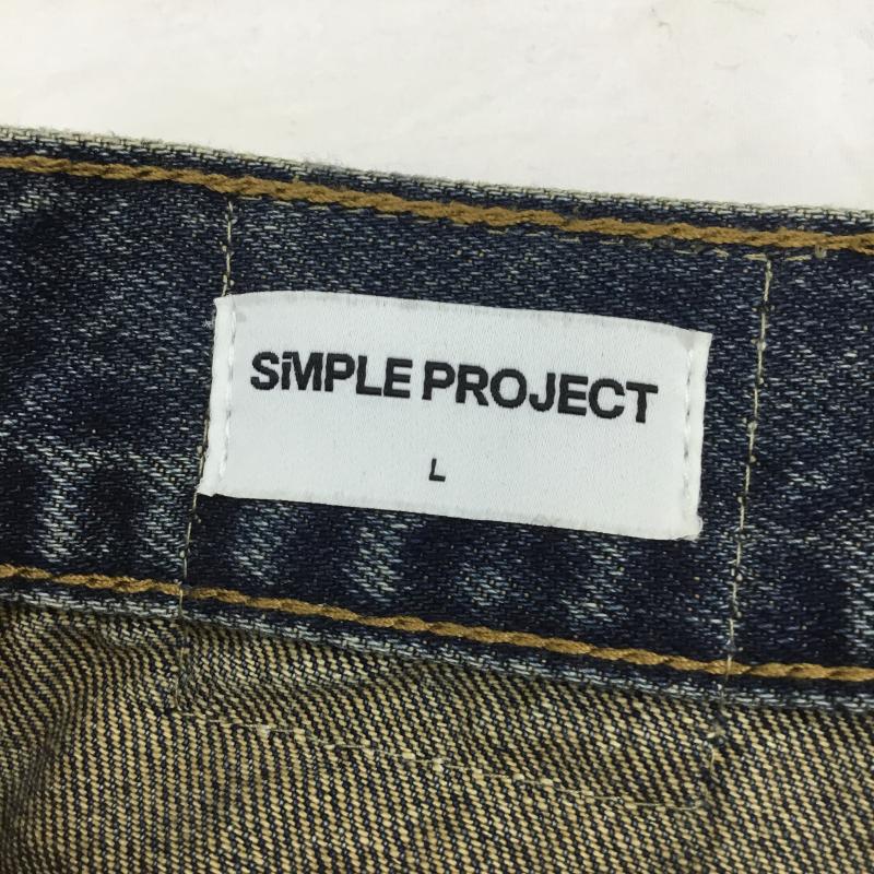 ユーズドクロージング used clothes パンツ ショートパンツ SIMPLE PROJECT L 無地 青 / ブルー / X 茶 / ブラウン / メンズ USED 古着 中古 10128178