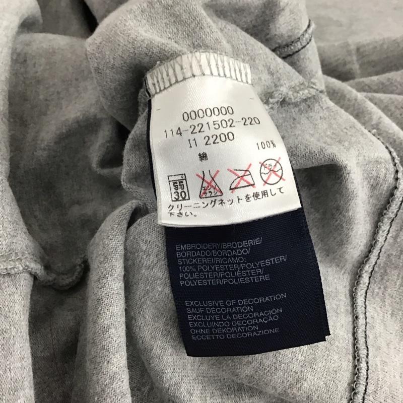 トミーヒルフィガー TOMMY HILFIGER カットソー 長袖 長袖カットソー クルーネックカットソー ロゴカットソー L ロゴ、文字 灰 / グレー / メンズ USED 古着 中古 10137743