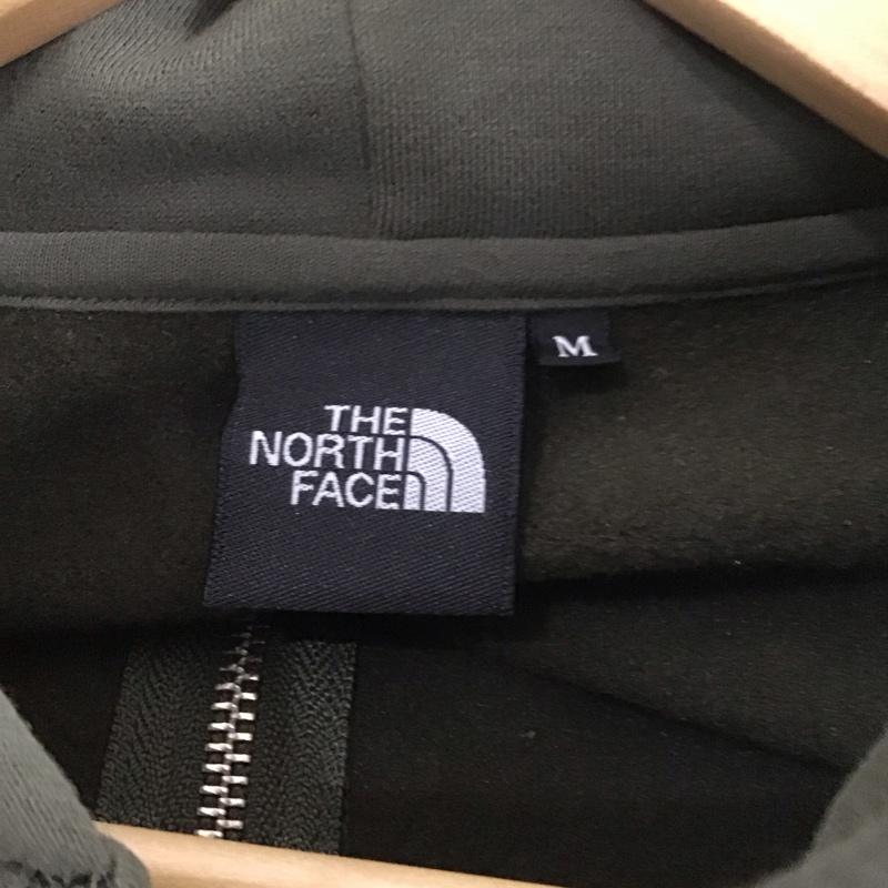 ザノースフェイス THE NORTH FACE パーカー 長袖 nt62232 スクエアロゴフルジップパーカー スウェットパーカー M ロゴ、文字 カーキ / カーキ / メンズ USED 古着 中古 10132268