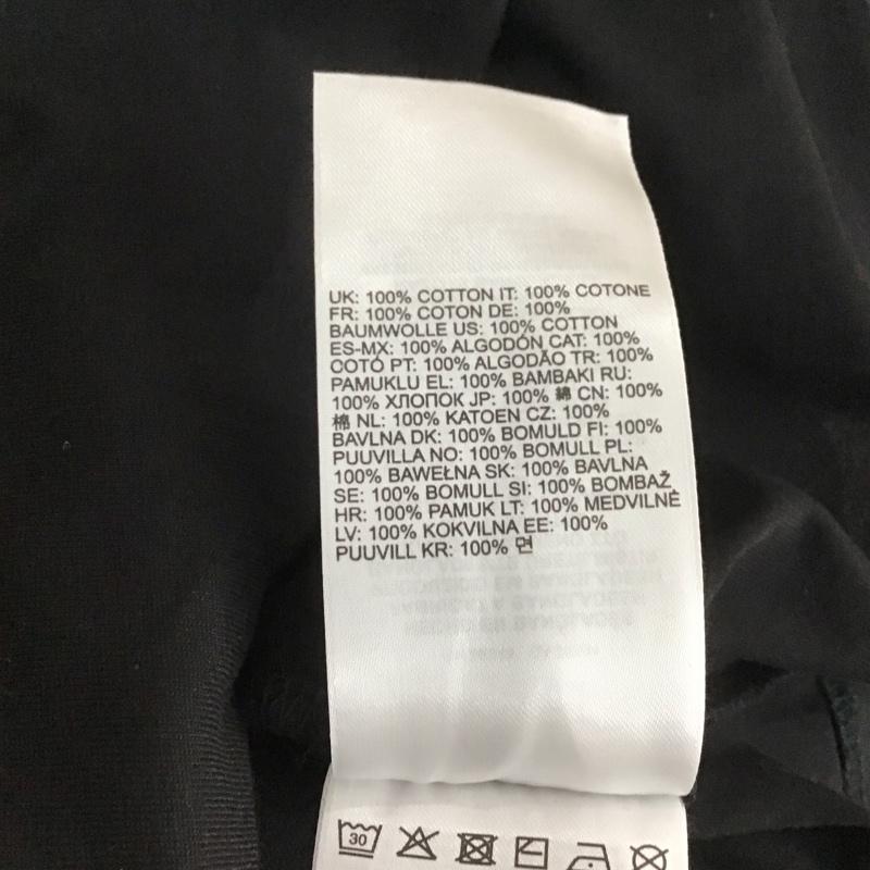 ディーゼル DIESEL カットソー 長袖 長袖カットソー プリントカットソー クルーネック L ロゴ、文字 黒 / ブラック / メンズ USED 古着 中古 10148988
