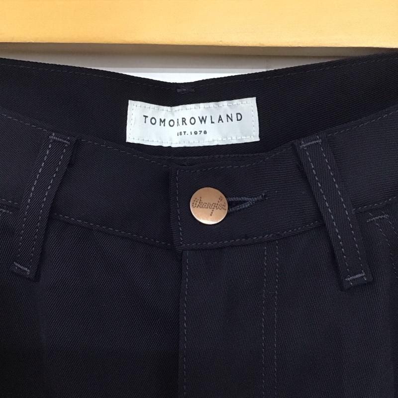 トゥモローランド TOMORROWLAND パンツ スラックス ws0177 Wrangler×TOMORROWLAND スラックス ボトム M 無地 紺 / ネイビー / メンズ USED 古着 中古 10132328
