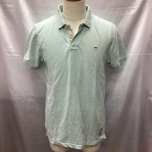 ヒルフィガーデニム HILFIGER DENIM ポロシャツ 半袖 半袖ポロシャツ カラーシャツ 半袖カットソー L ロゴ、文字 マルチカラー / マルチカラー /  メンズ USED 古着 中古 10113226