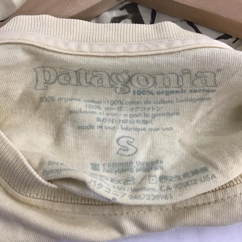 パタゴニア patagonia Tシャツ 半袖 pataloha S プリント 黄 / イエロー / メンズ USED 古着 中古 10131349